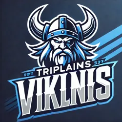 Triplains Vikings logo